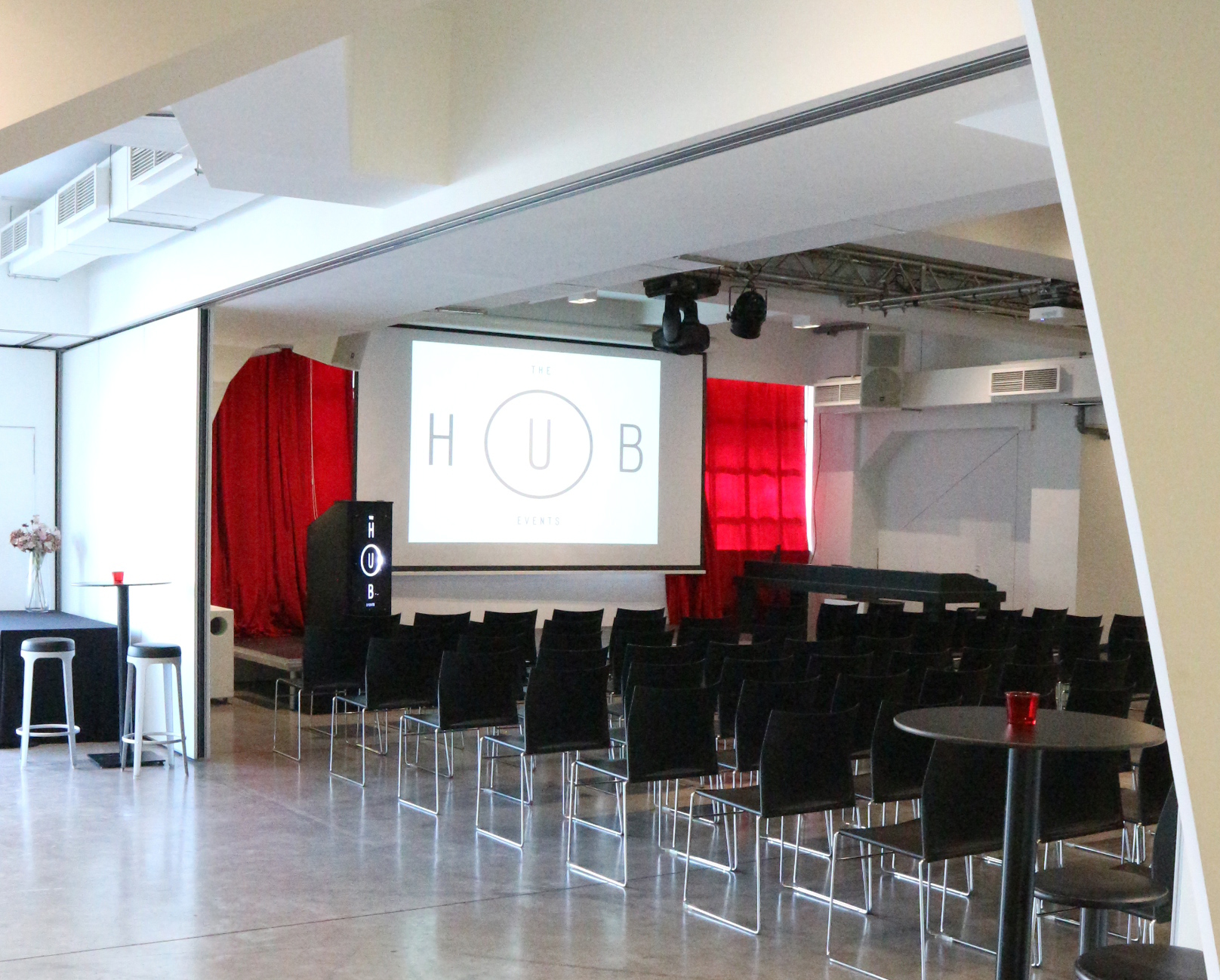 The Hub Events View stage